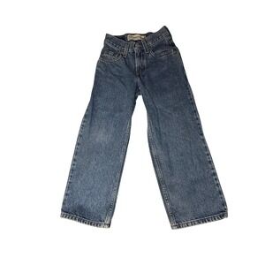 Levi's Vintage 90s 550 Relaxed Fit Jeans red Tab Medium Wash Boys‎ 8 Slim 22x22